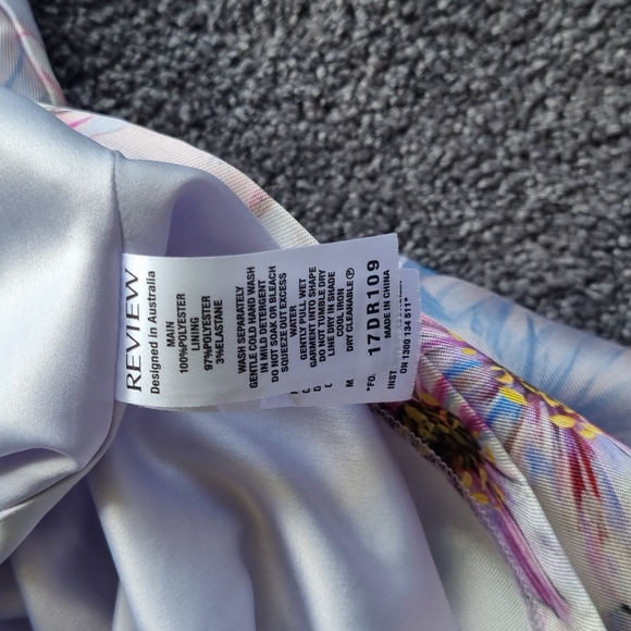 Review Mauve and pinked toned floral dress - Picture 5 of 7